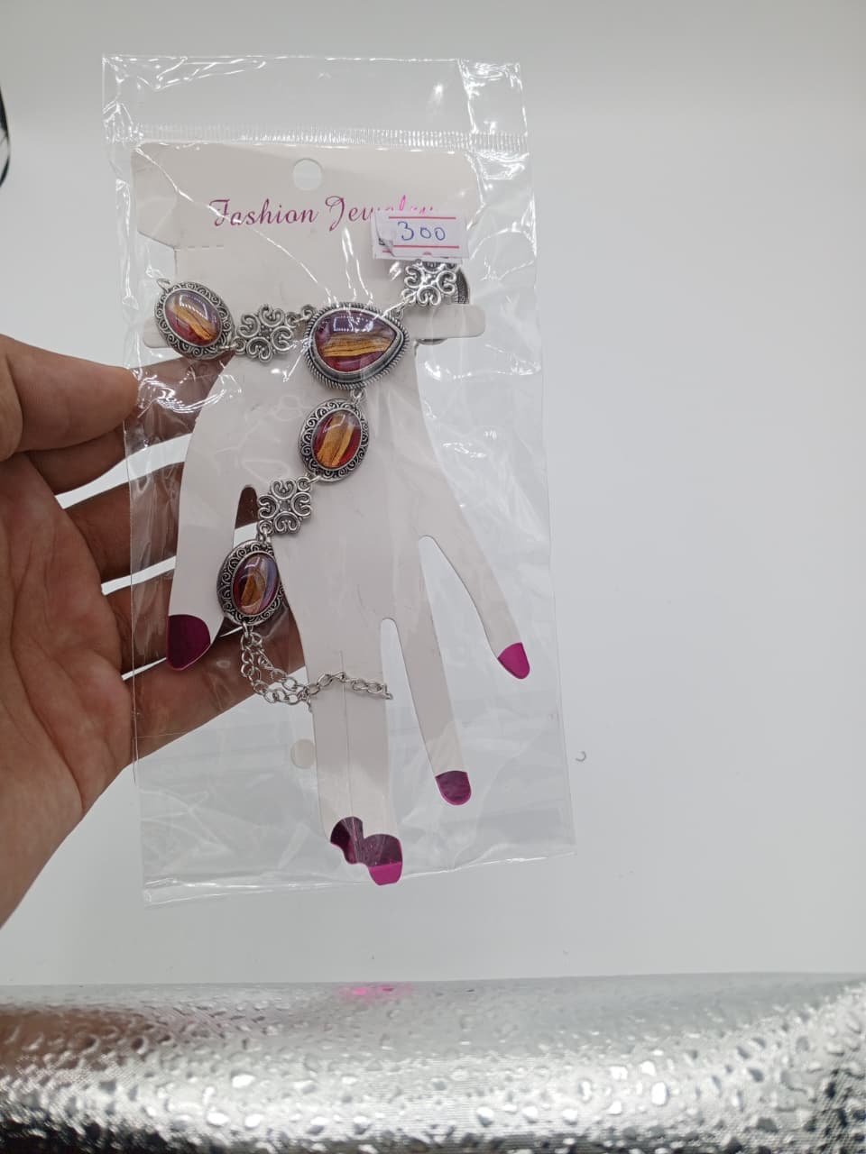 Victorian Amber Cabochon Vintage Angla GD_ AN 004