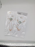 Regal Mint Floral Pearl Hand Harness Angla GD_ AN 005