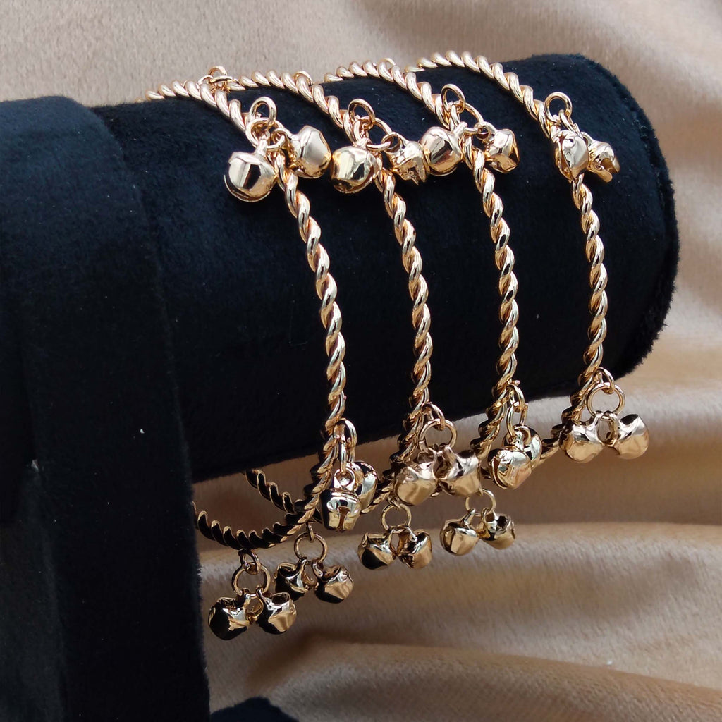 Victorian Twisted Ghungroo Bangles GD_ BGL 008