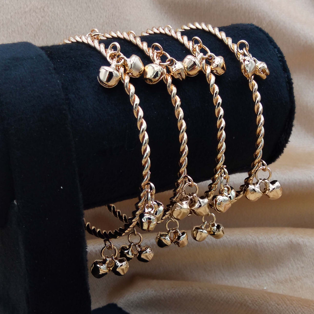 Victorian Twisted Ghungroo Bangles GD_ BGL 008