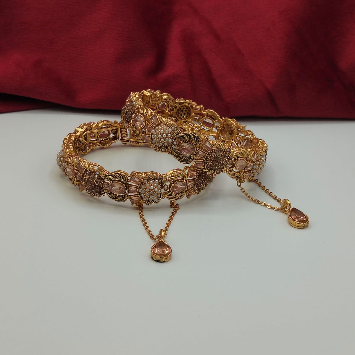  The Finest Gujrati Lightweight Openable Kangan Pair GD_ BGL 019