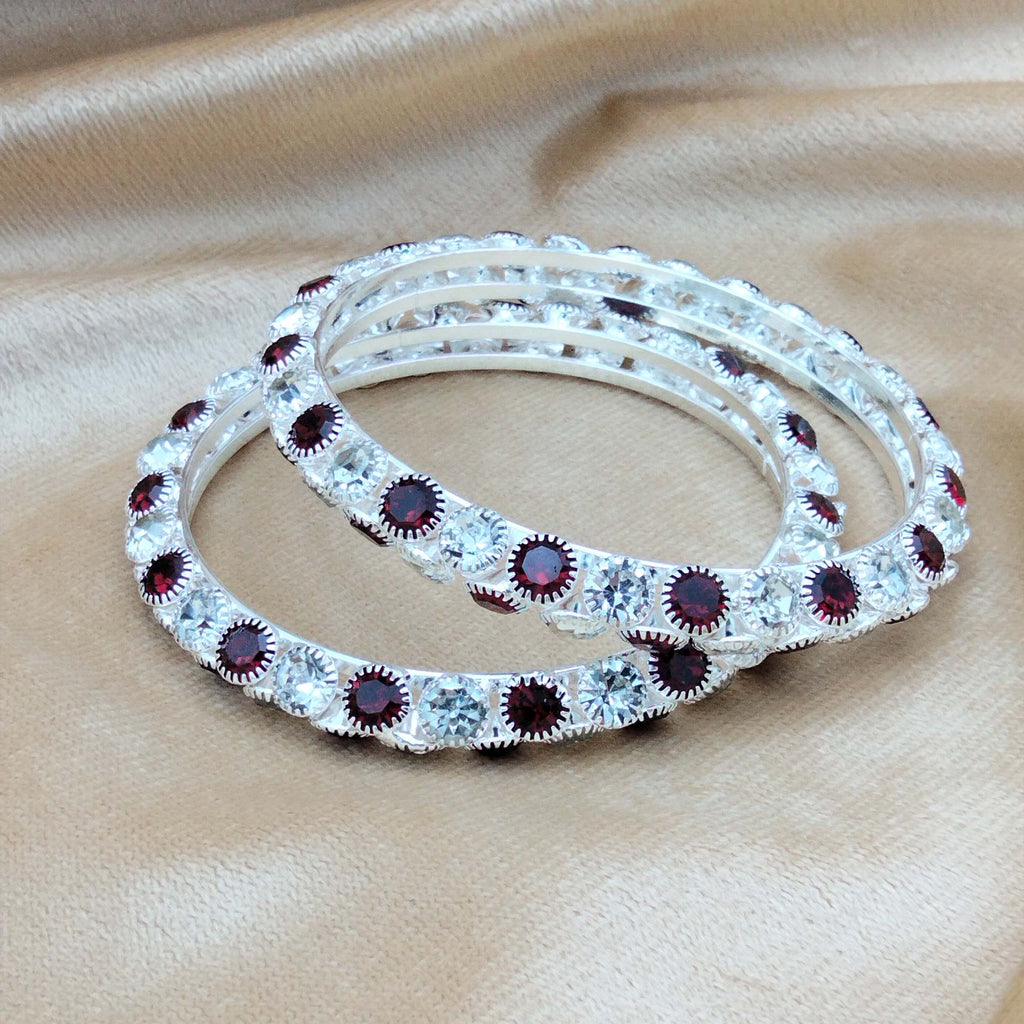 Victorian Onyx Crown Bangles SL_ BGL 007