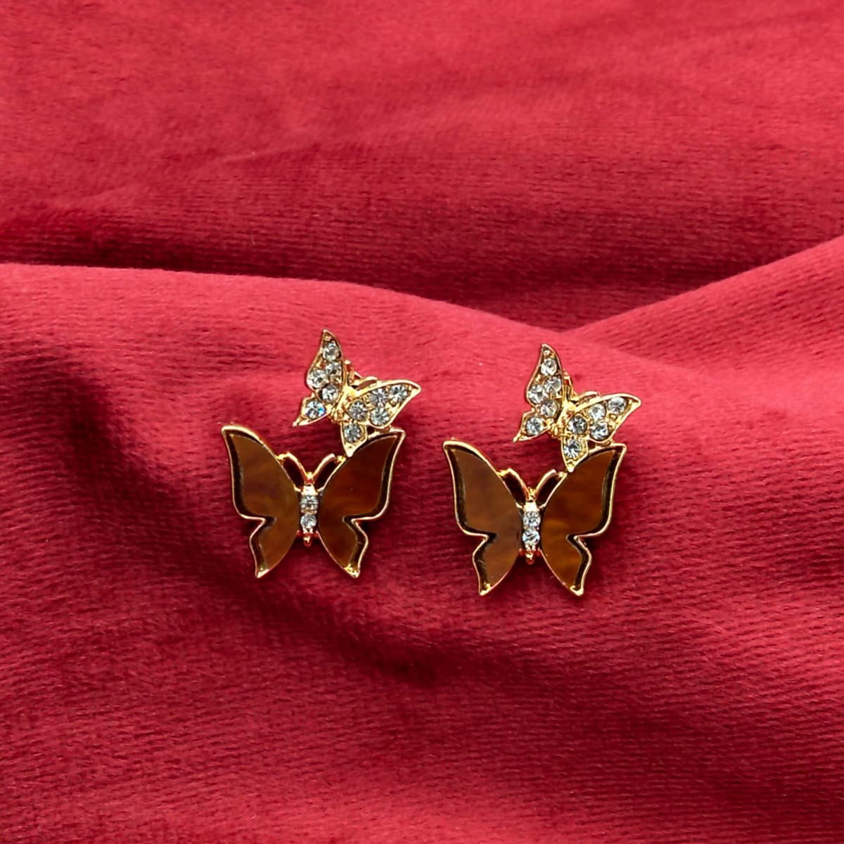Royal Italian Butterfly Garden Studs GD_ ER 003