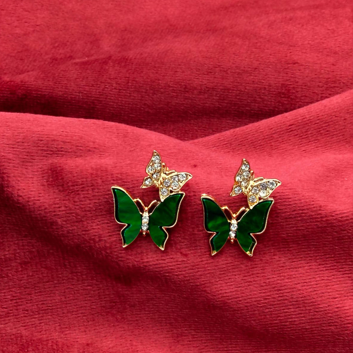 Royal Italian Butterfly Garden Studs GD_ ER 003