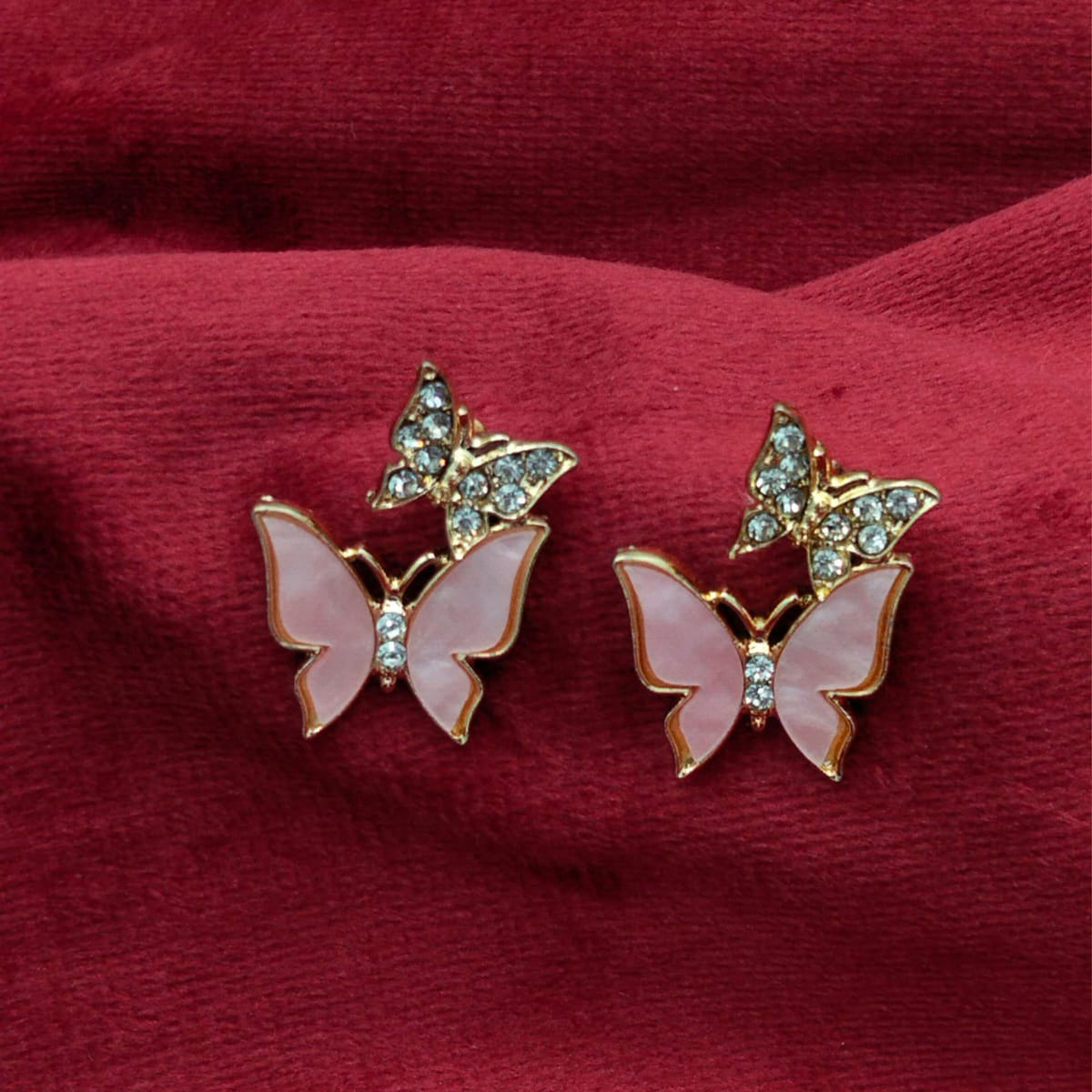 Royal Italian Butterfly Garden Studs GD_ ER 003