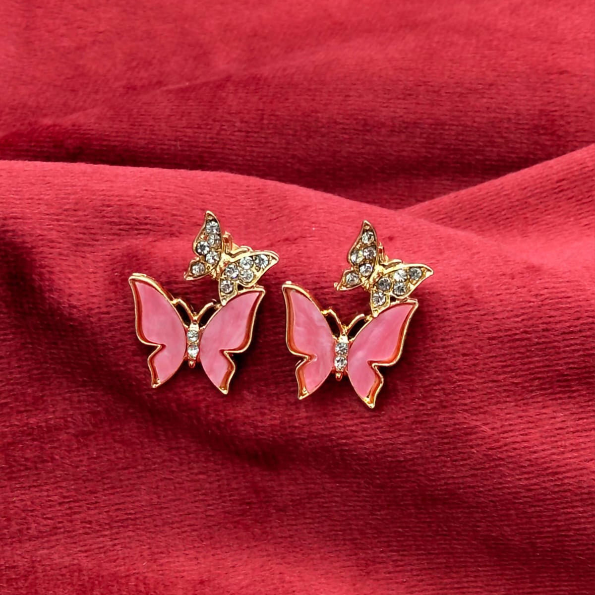 Royal Italian Butterfly Garden Studs GD_ ER 003