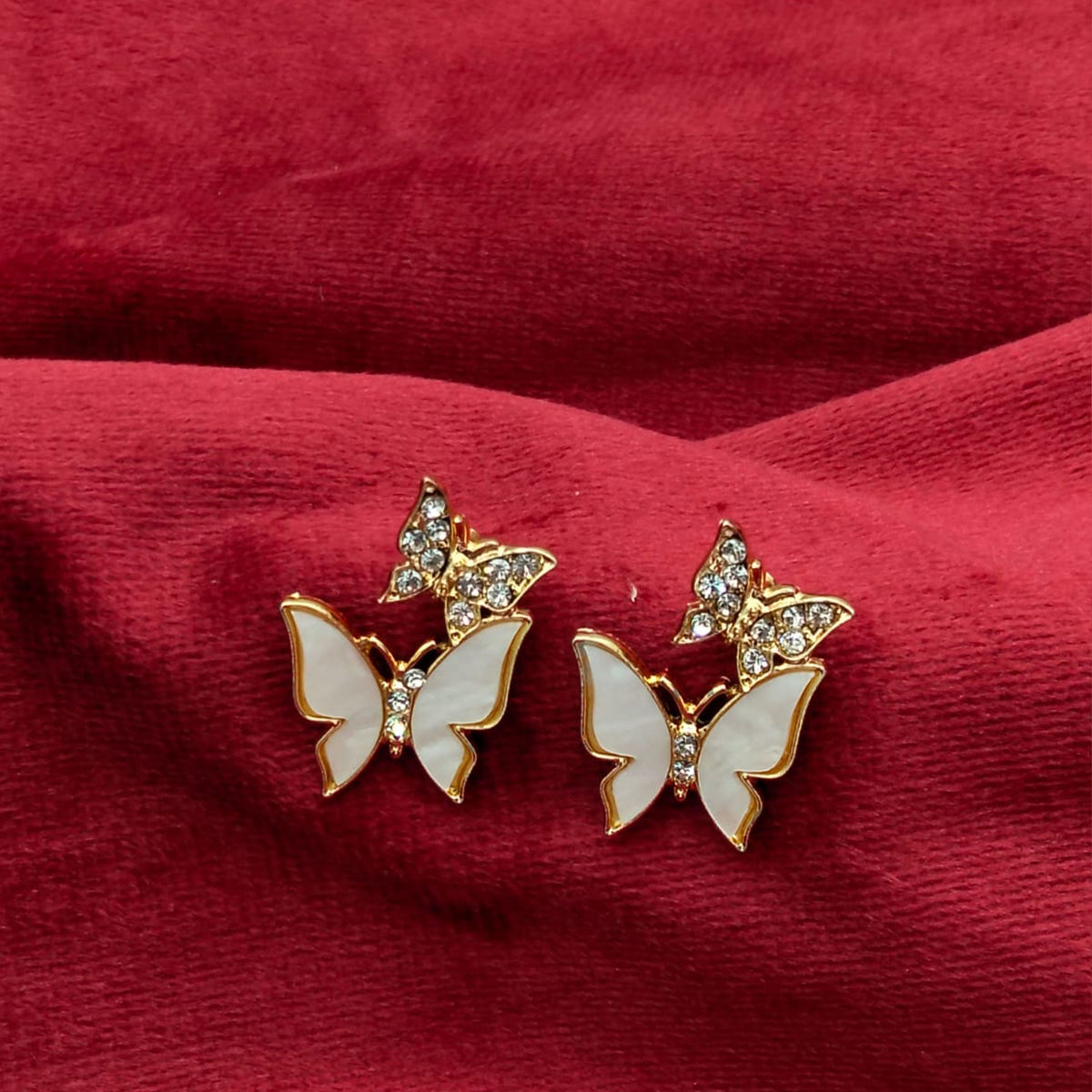 Royal Italian Butterfly Garden Studs GD_ ER 003