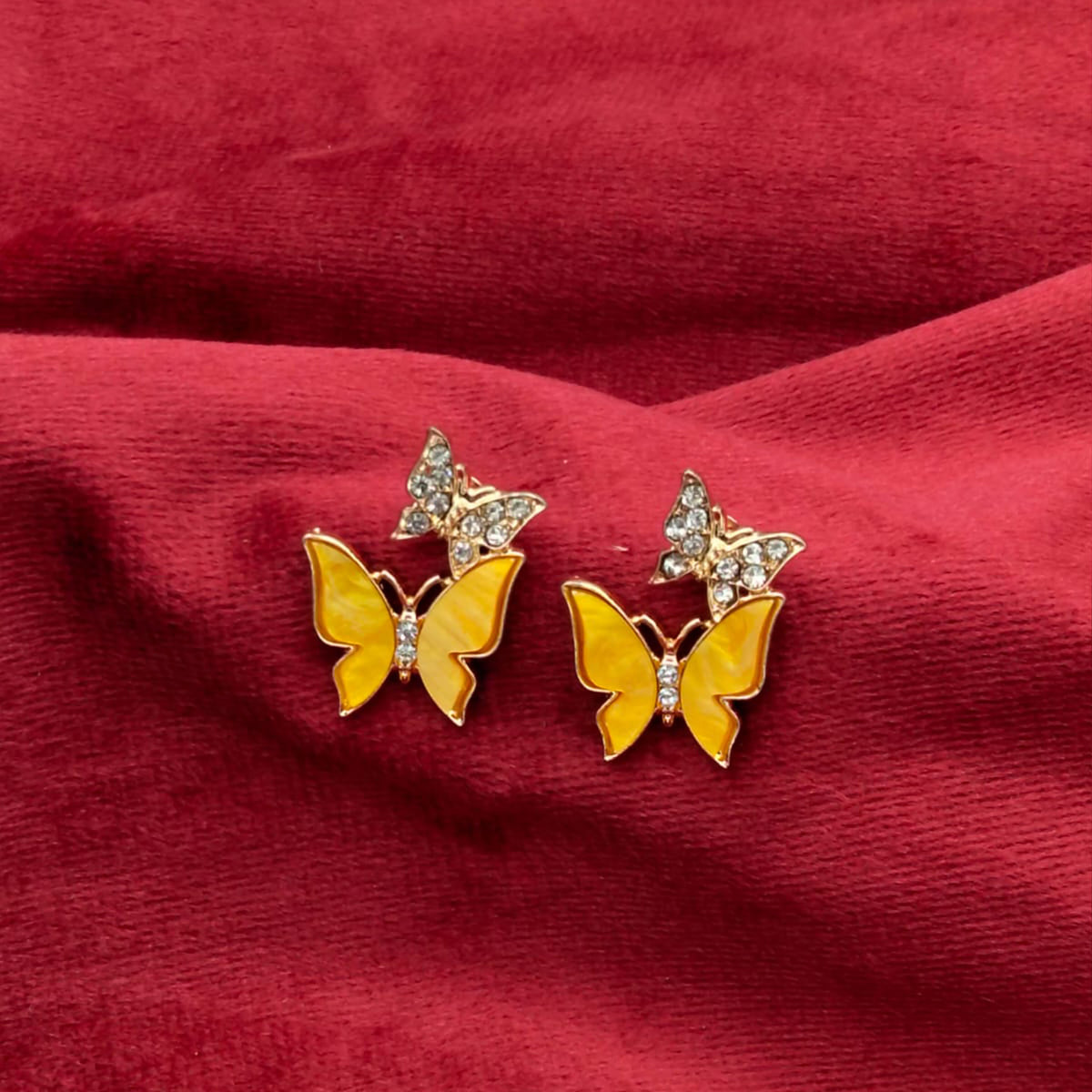 Royal Italian Butterfly Garden Studs GD_ ER 003