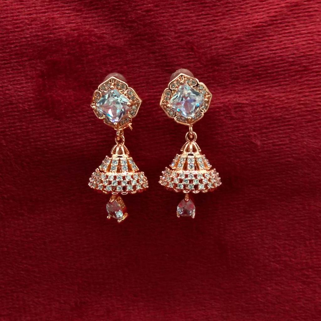 Ottoman Royal Sapphire Jhumka Earrings GD_SL ER 004