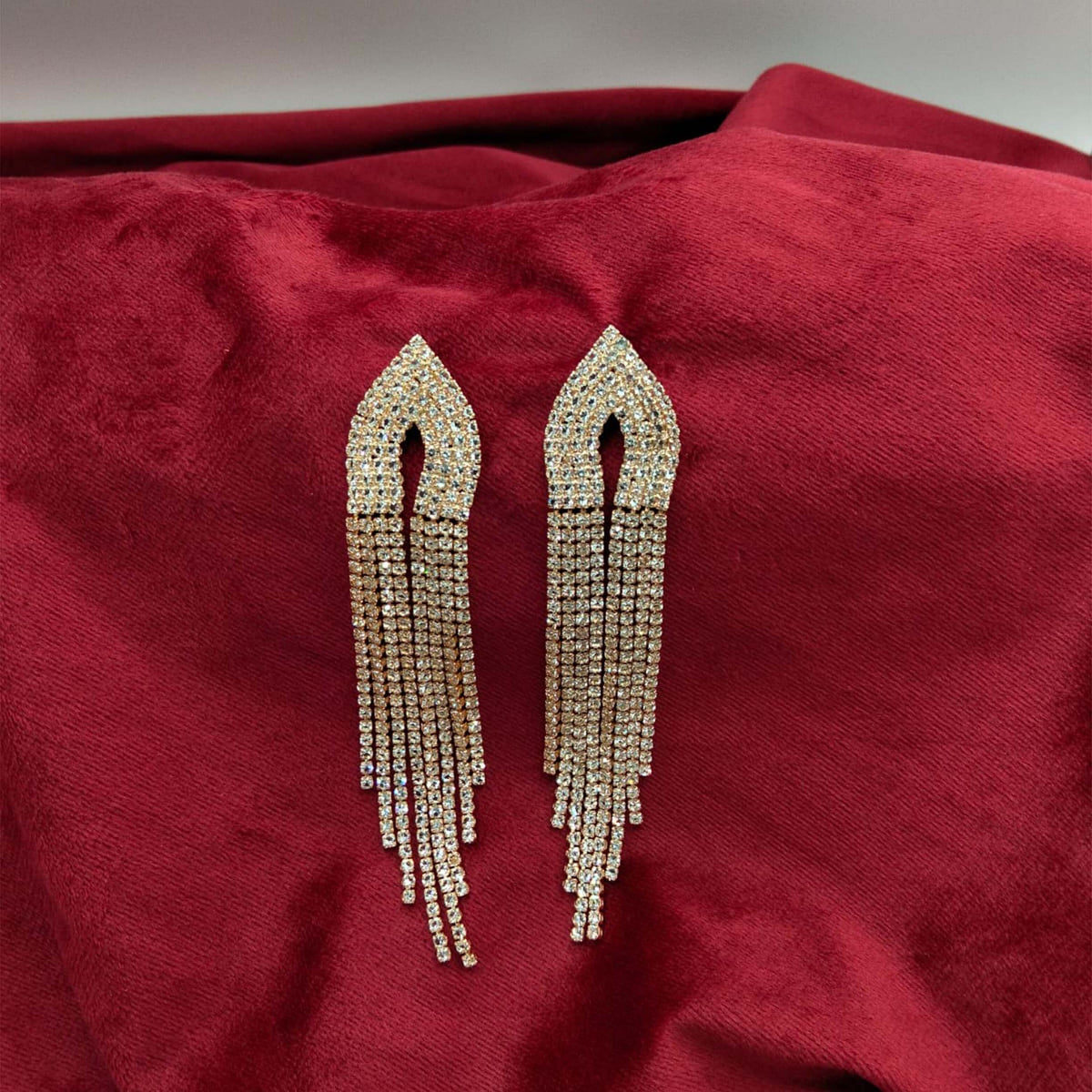 Royal Cascade Dangle Earrings GD_ ER 012