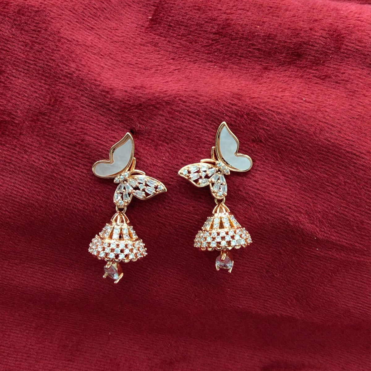 Regal Butterfly Heritage Dangle Earrings GD_ ER 017