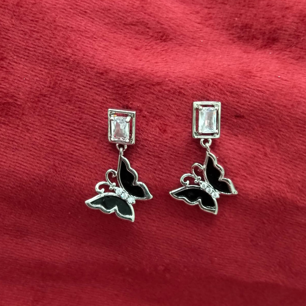 Antique Empress Butterfly Drop Earrings SL_ ER 019