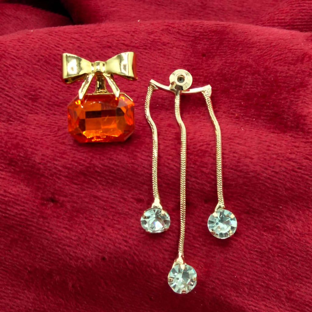 Victorian Amber Gem Drop Earrings GD_ ER 027
