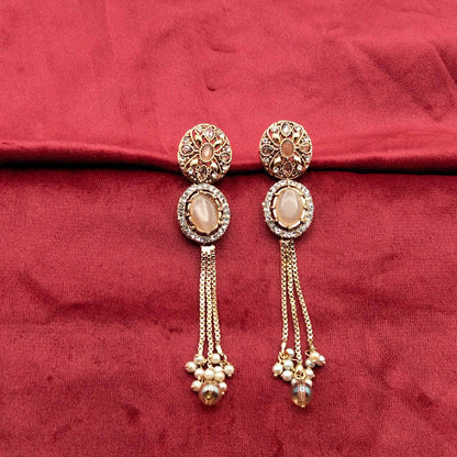 Turkish Antique Crystal Dangle Earrings GD_ ER 036