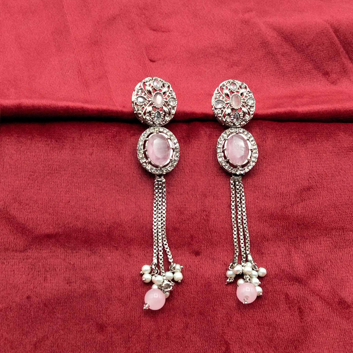 Turkish Antique Crystal Dangle Earrings GD_ ER 036