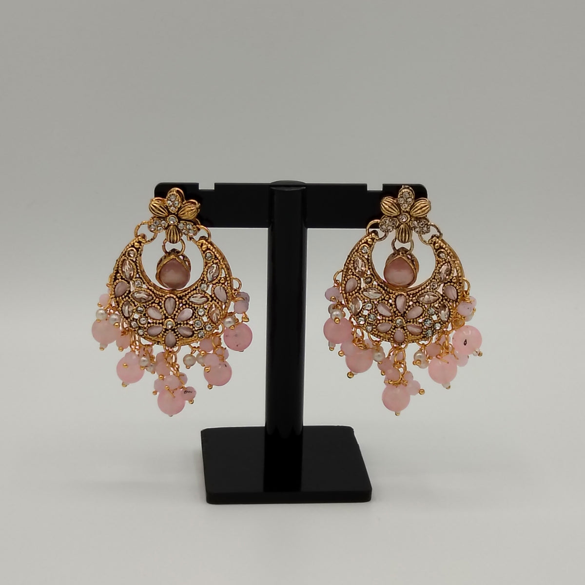  Gujrati Lightweight Gold Finish Chandbali Earrings GD_ ER 037