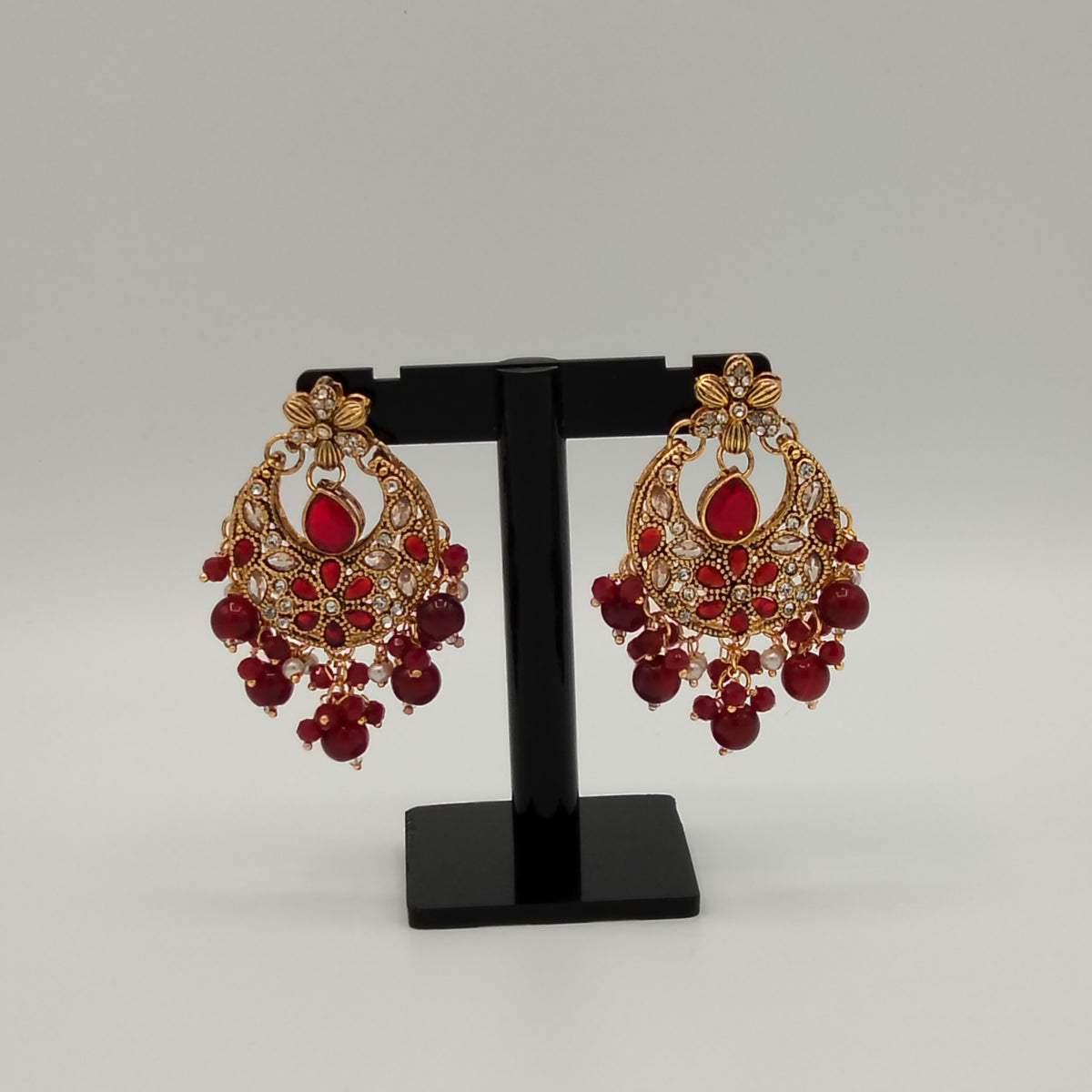  Gujrati Lightweight Gold Finish Chandbali Earrings GD_ ER 037