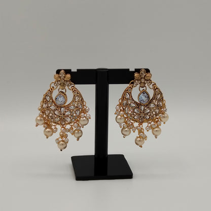  Gujrati Lightweight Gold Finish Chandbali Earrings GD_ ER 037