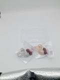 Cute Bow Hair Claw with Dangling Cherry Beads _ 005