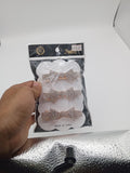Glamorous Diamante Bow Hair Clip Trio _ 001