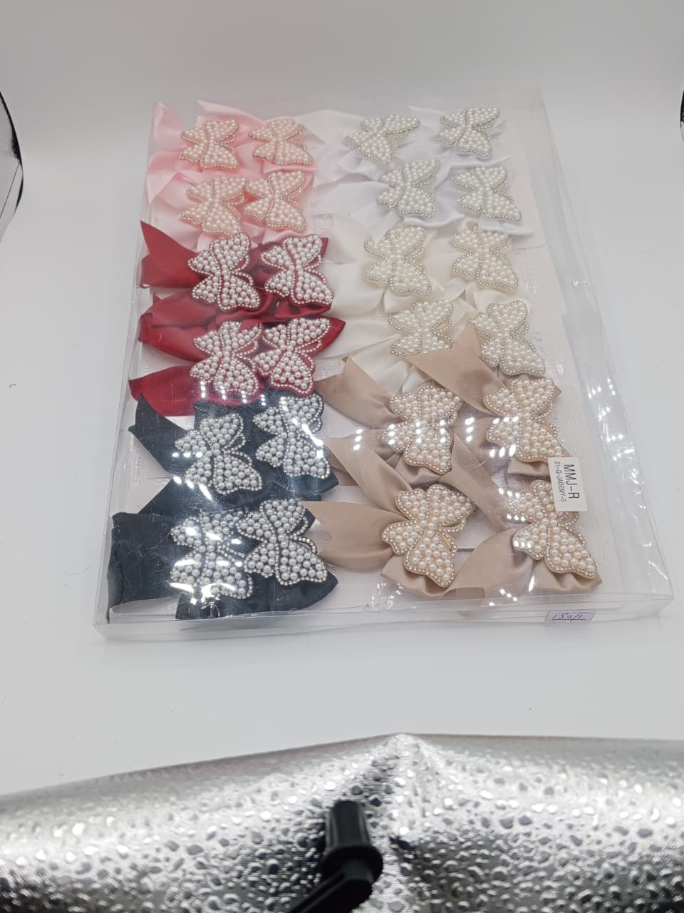 Butterfly Satin Bow Hair Pin _ 002