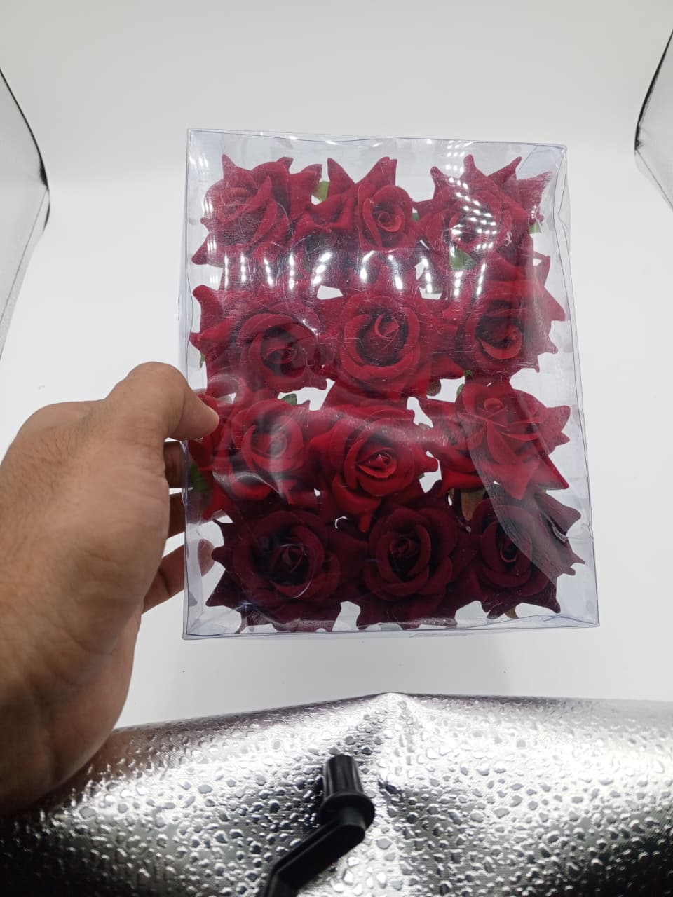 Elegant Velvet Rose Hair Pin _ 003