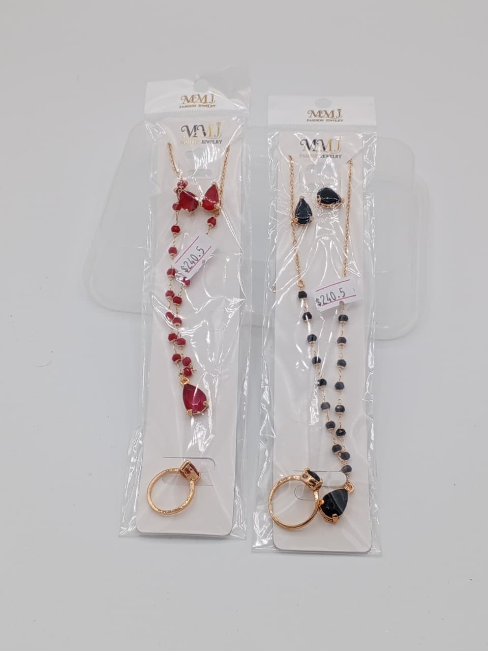 Chain Locket 3-Piece Set with Butterfly Charm LK_ 015