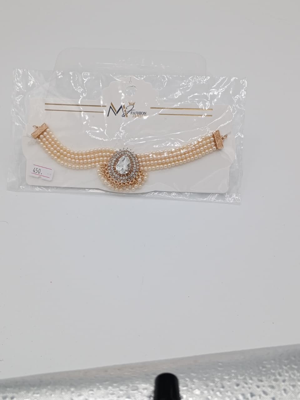 Traditional Gold Matha Patti with Sparkling Stone Detail_ 001