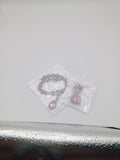 Regal 24K Gold Plated Rose Crystal Necklace Set SL_ NK 008
