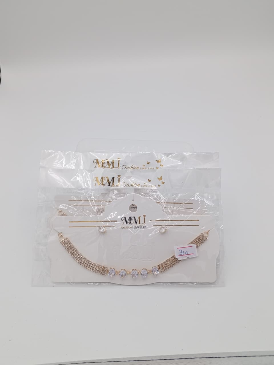 Imperial Micro-Pave Crystal Band Necklace Set GD_ NK 024