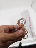 Adjustable Gold Textured Clover Statement Ring GD RNG_ 005