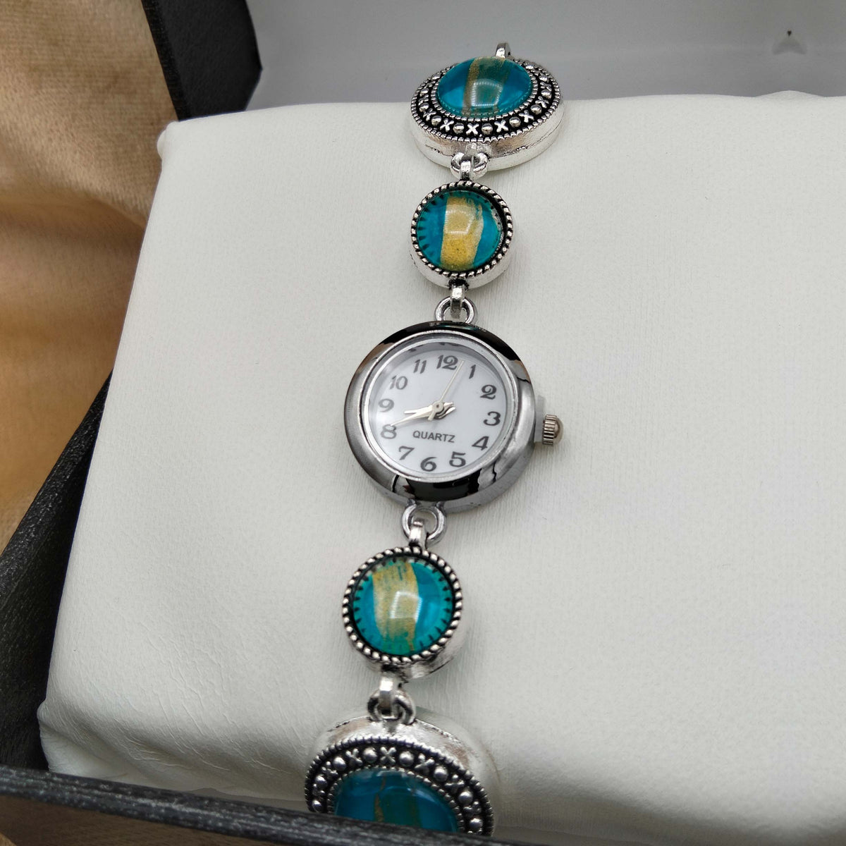 Victorian Vintage Mosaic Bracelet Watch  SL_ WT 001