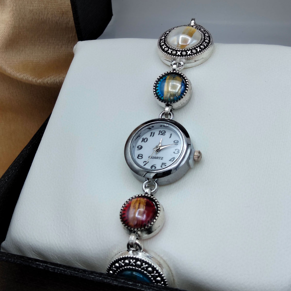 Victorian Vintage Mosaic Bracelet Watch  SL_ WT 001