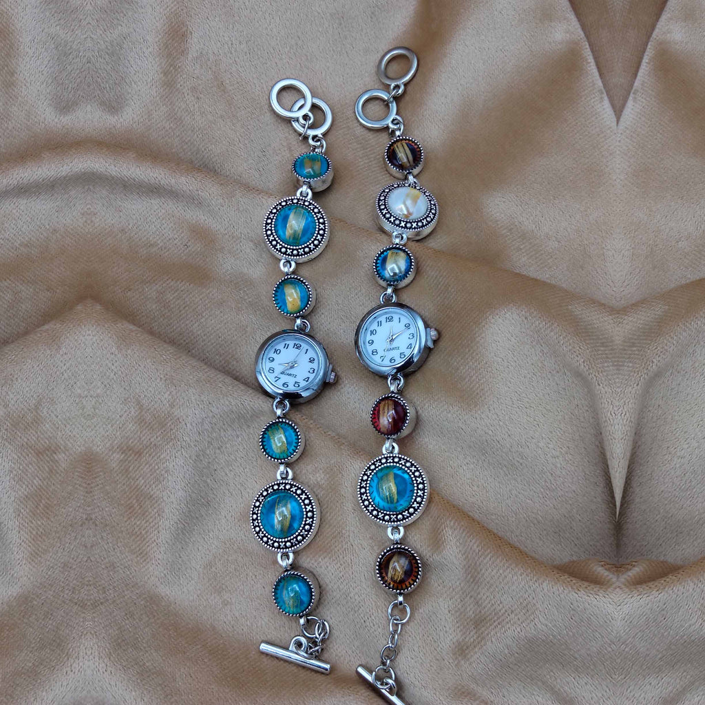 Victorian Vintage Mosaic Bracelet Watch  SL_ WT 001